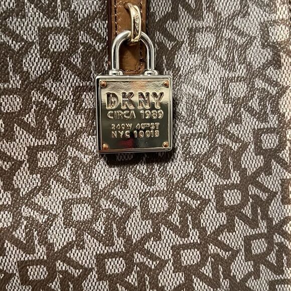 DKNY Commuter‎ Tote Monogram Vintage Women's - Picture 3 of 16